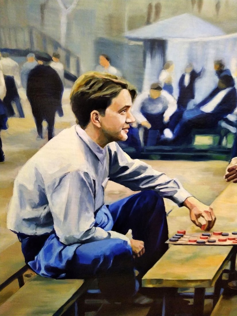 Oil painting Conspiracy of friends Yulia Lihina - 4