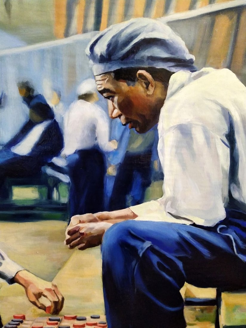 Oil painting Conspiracy of friends Yulia Lihina - 5