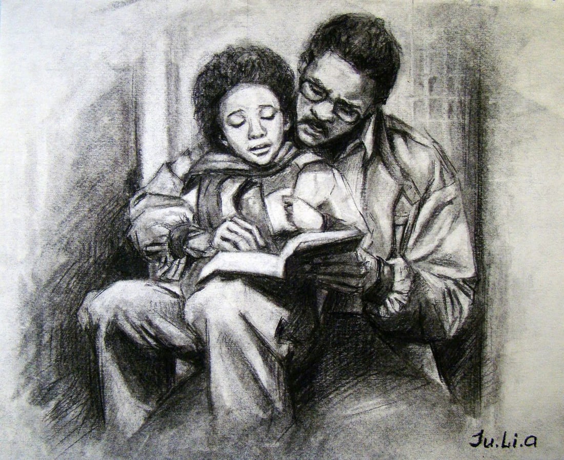 Coal painting Go to your goal Yulia Lihina: Title: Coal painting Go to your goal Yulia Lihina Description: No. Lih 10The coal painting "Go to Your Goal" is a gripping representation of determination and resilience, inspired by the poignant narr