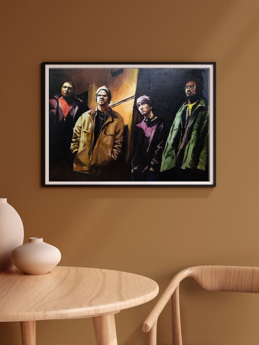 Oil painting On showdown with brothers Yulia Lihina - 2