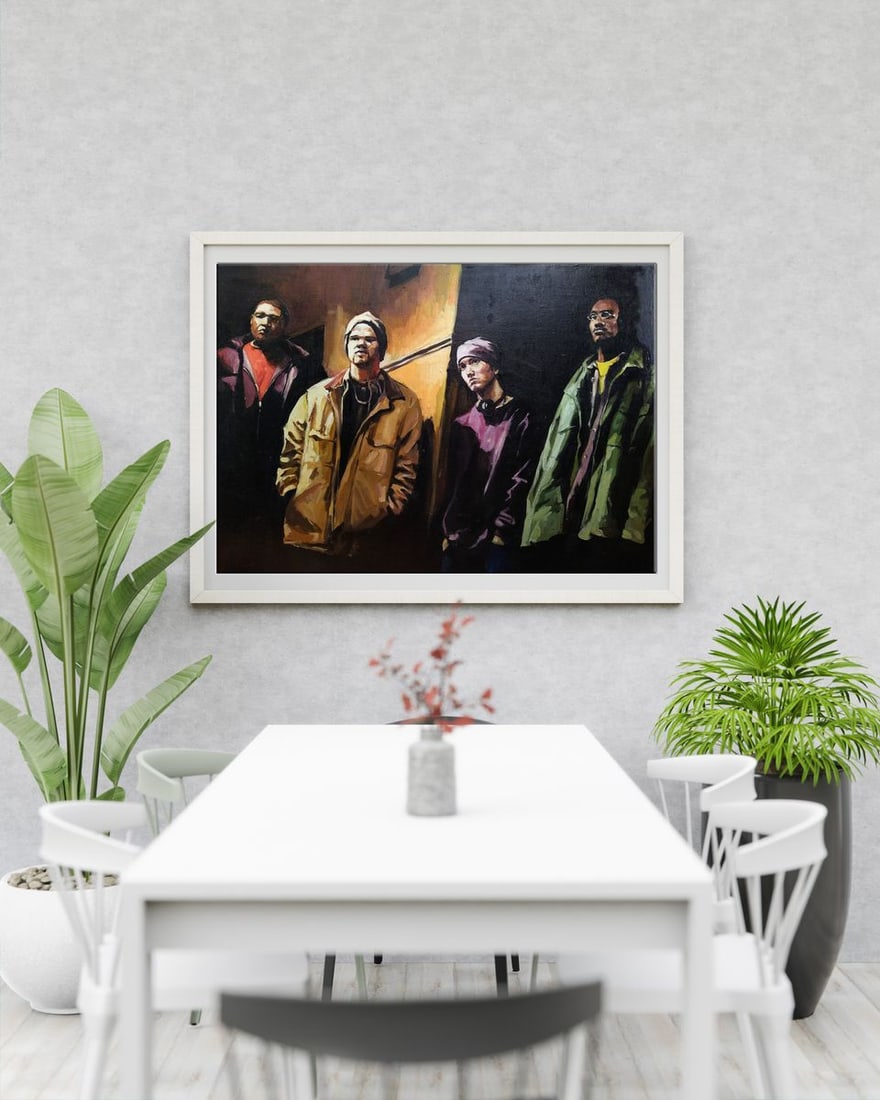 Oil painting On showdown with brothers Yulia Lihina - 3