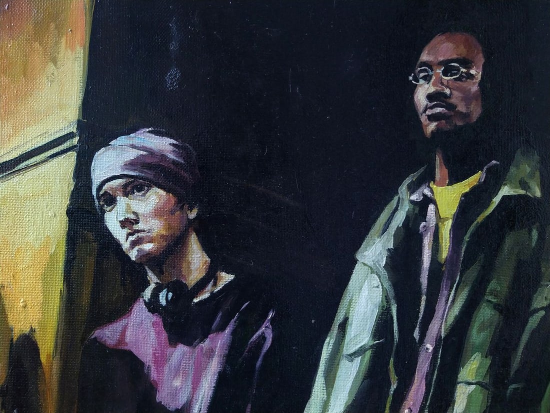 Oil painting On showdown with brothers Yulia Lihina - 6