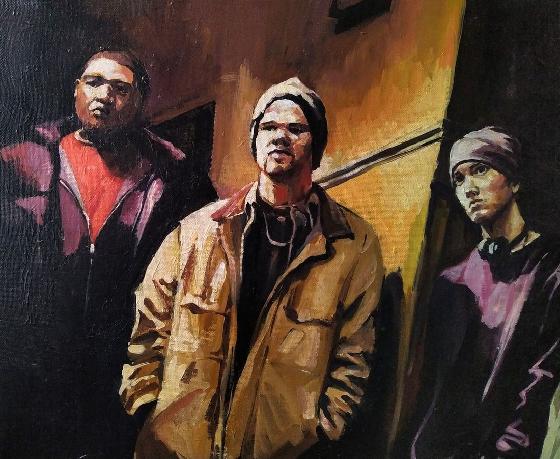 Oil painting On showdown with brothers Yulia Lihina - 7