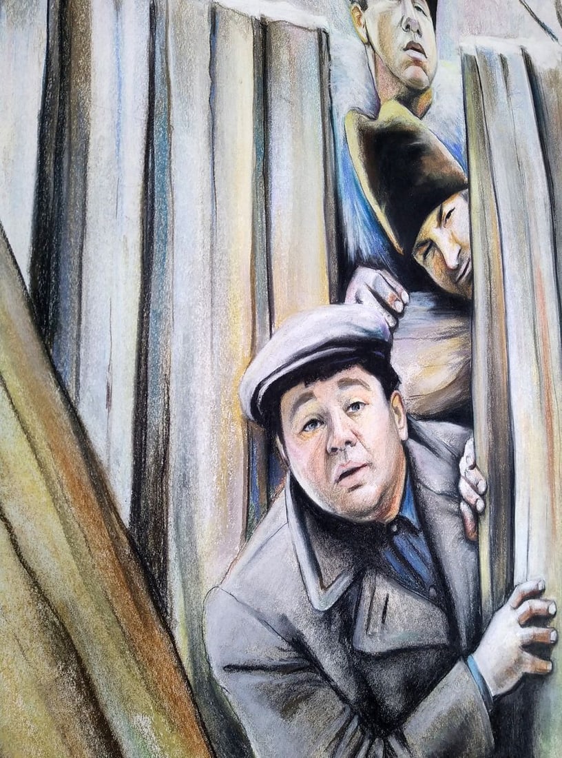 Pastel painting We were not expected but we came Yulia Lihina - 6