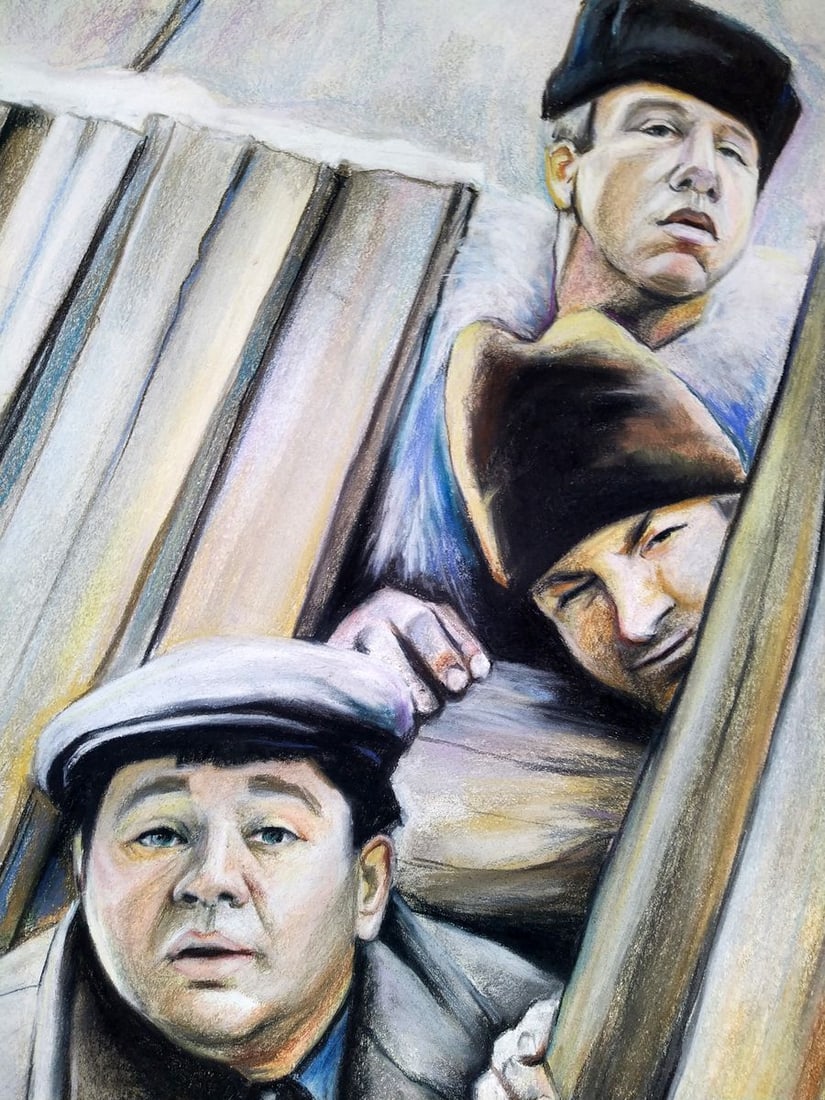 Pastel painting We were not expected but we came Yulia Lihina - 9