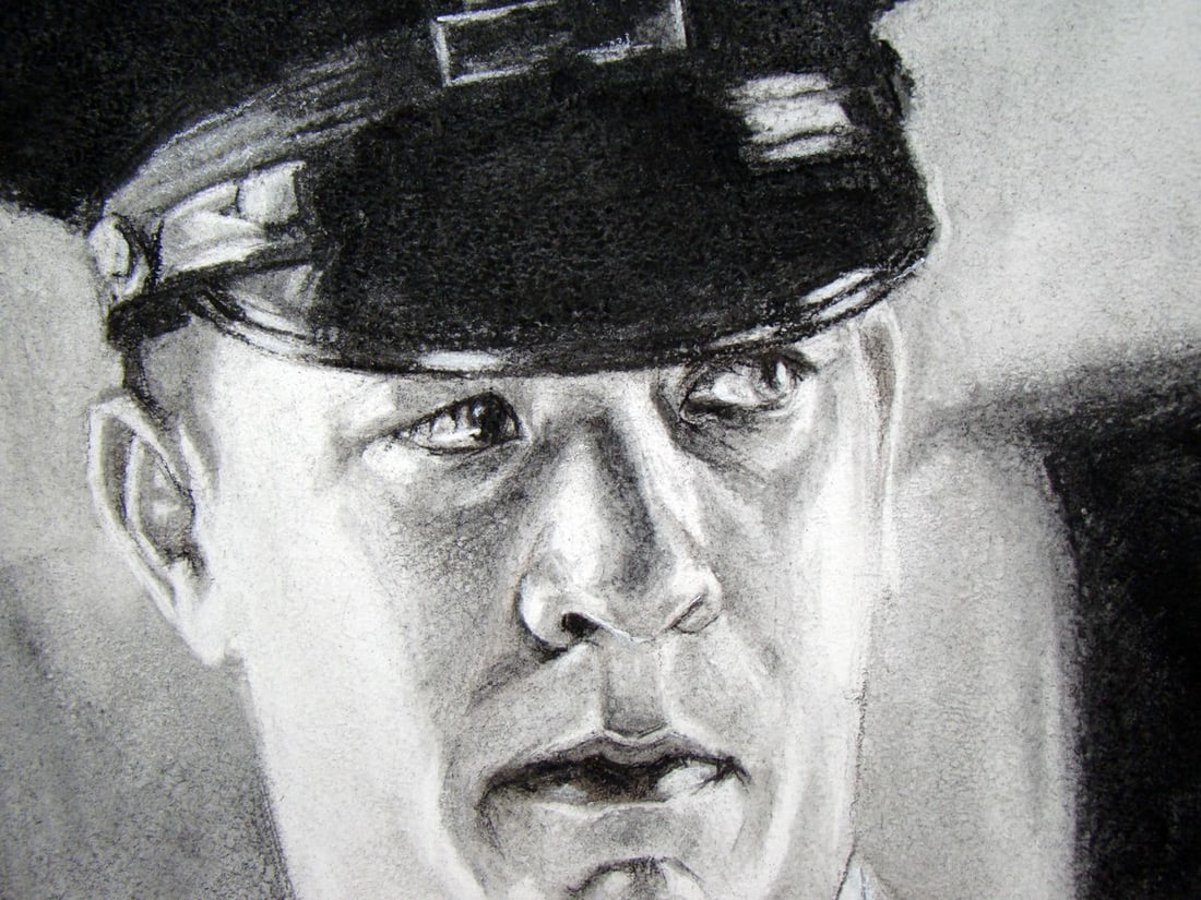 Coal painting Our secret Yulia Lihina - 4