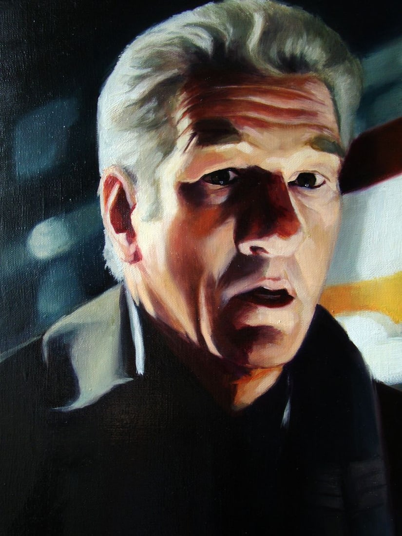 Oil painting I found a friend Yulia Lihina - 4