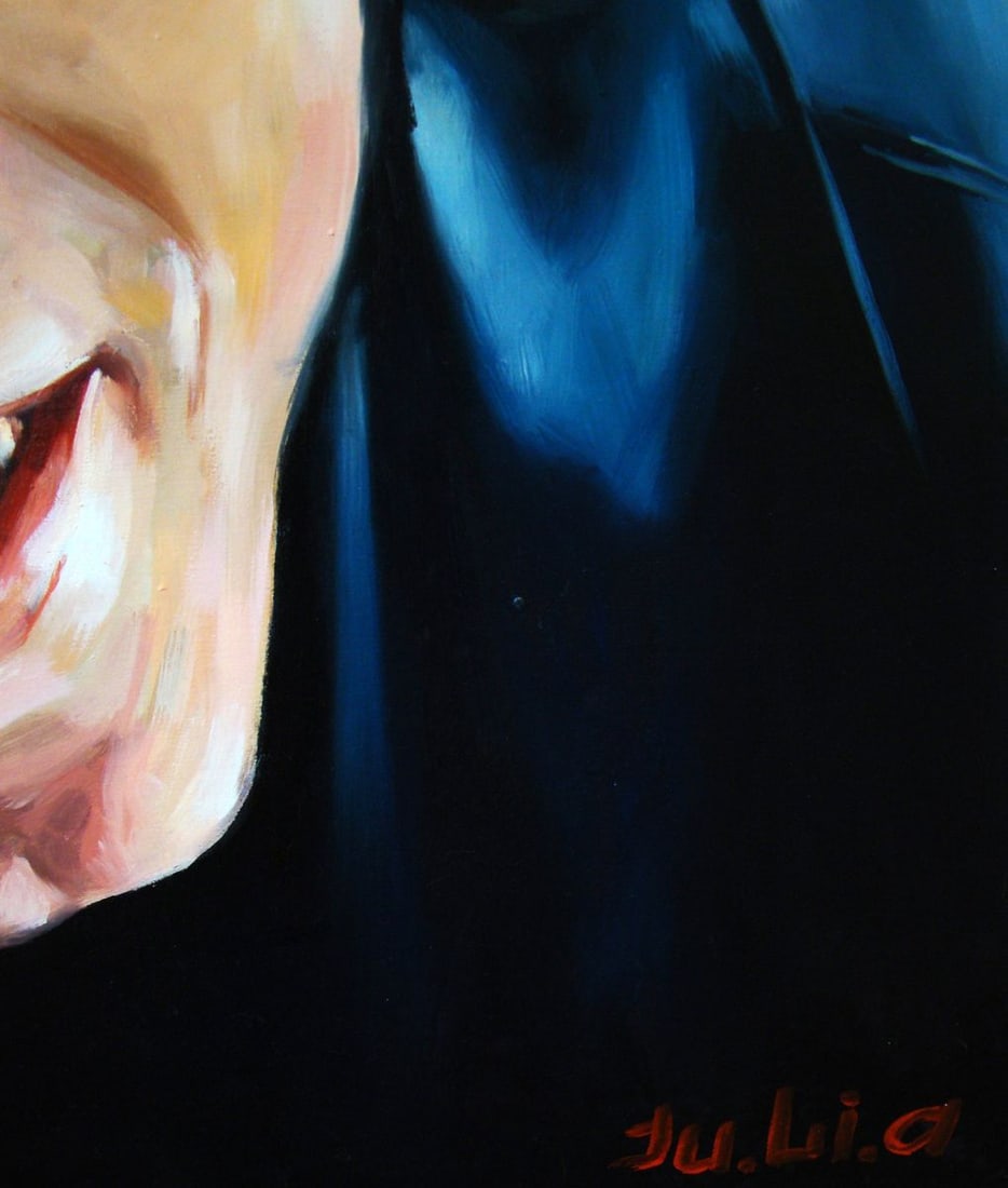 Oil painting What are you Yulia Lihina - 5