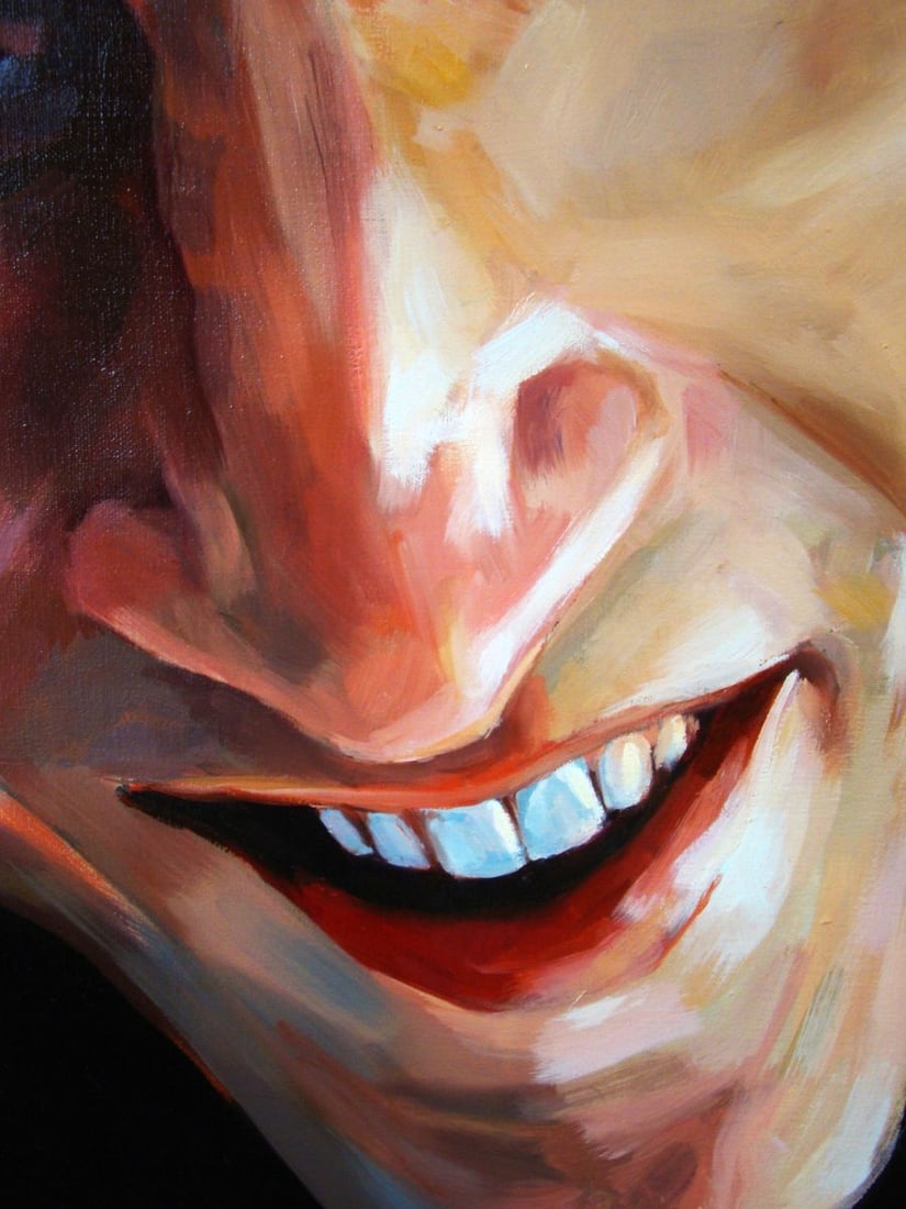 Oil painting What are you Yulia Lihina - 6