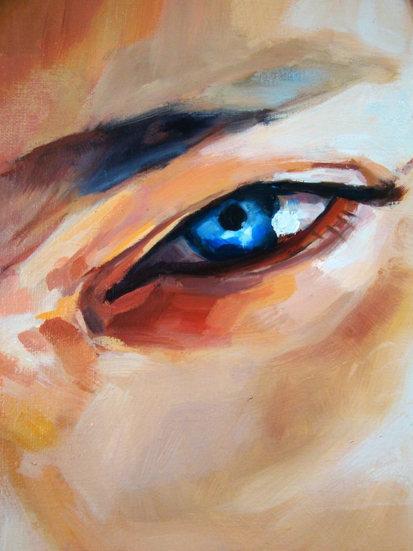 Oil painting What are you Yulia Lihina - 8