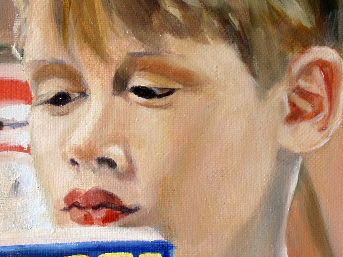 Oil painting I'm such a chick Yulia Lihina - 10