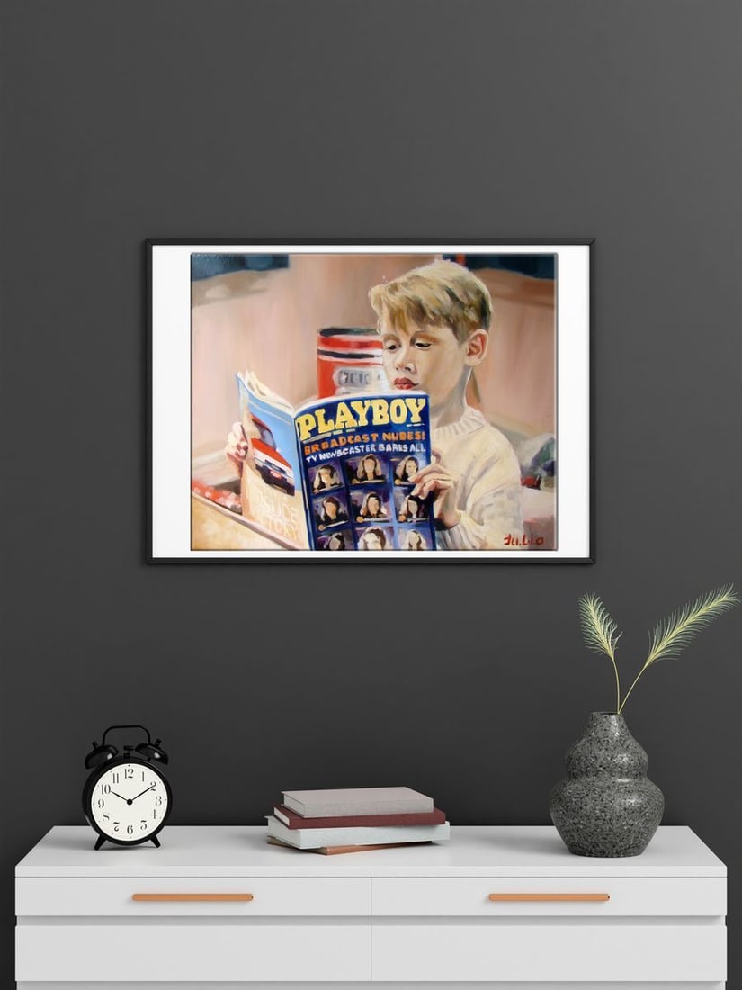 Oil painting I'm such a chick Yulia Lihina - 2