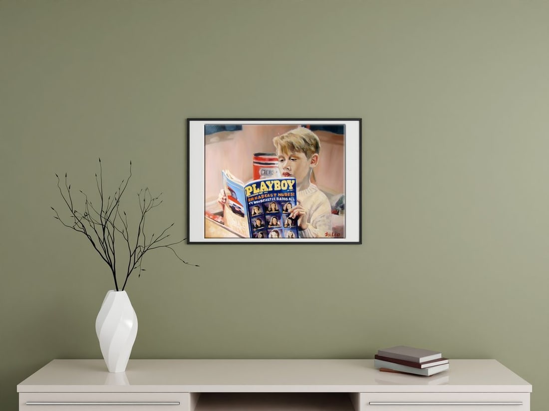 Oil painting I'm such a chick Yulia Lihina - 3