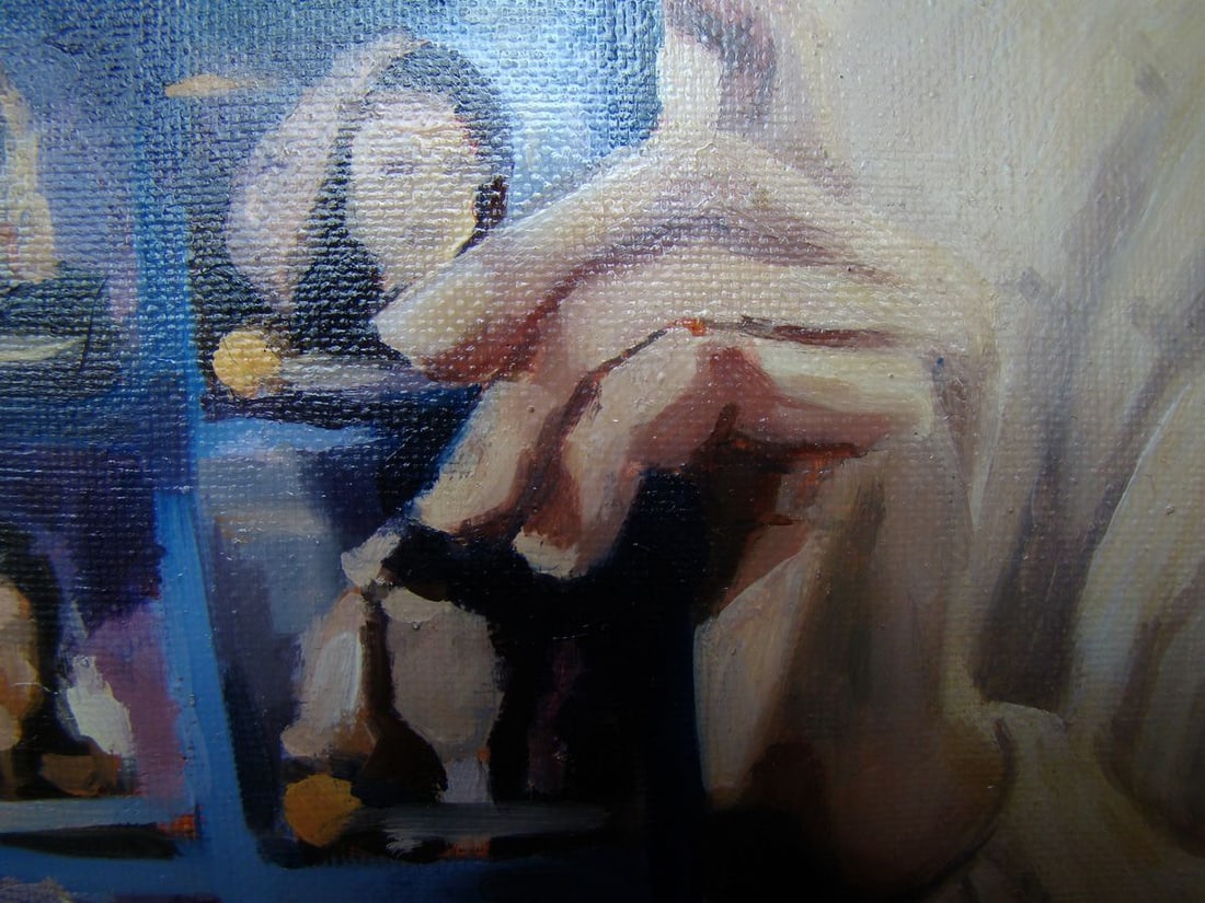 Oil painting I'm such a chick Yulia Lihina - 6
