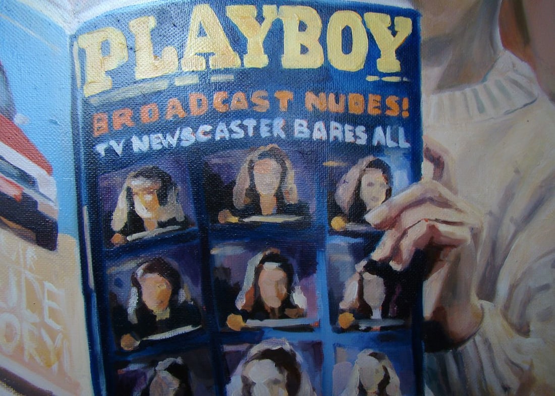 Oil painting I'm such a chick Yulia Lihina - 7