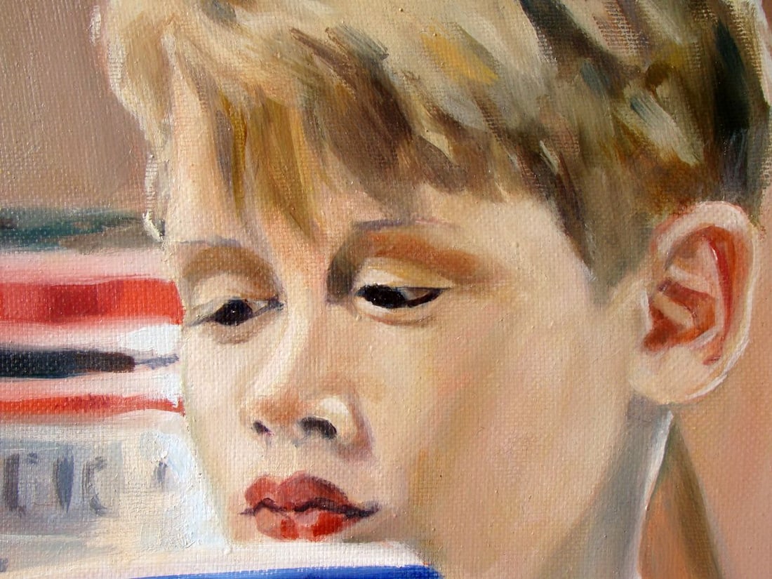 Oil painting I'm such a chick Yulia Lihina - 8