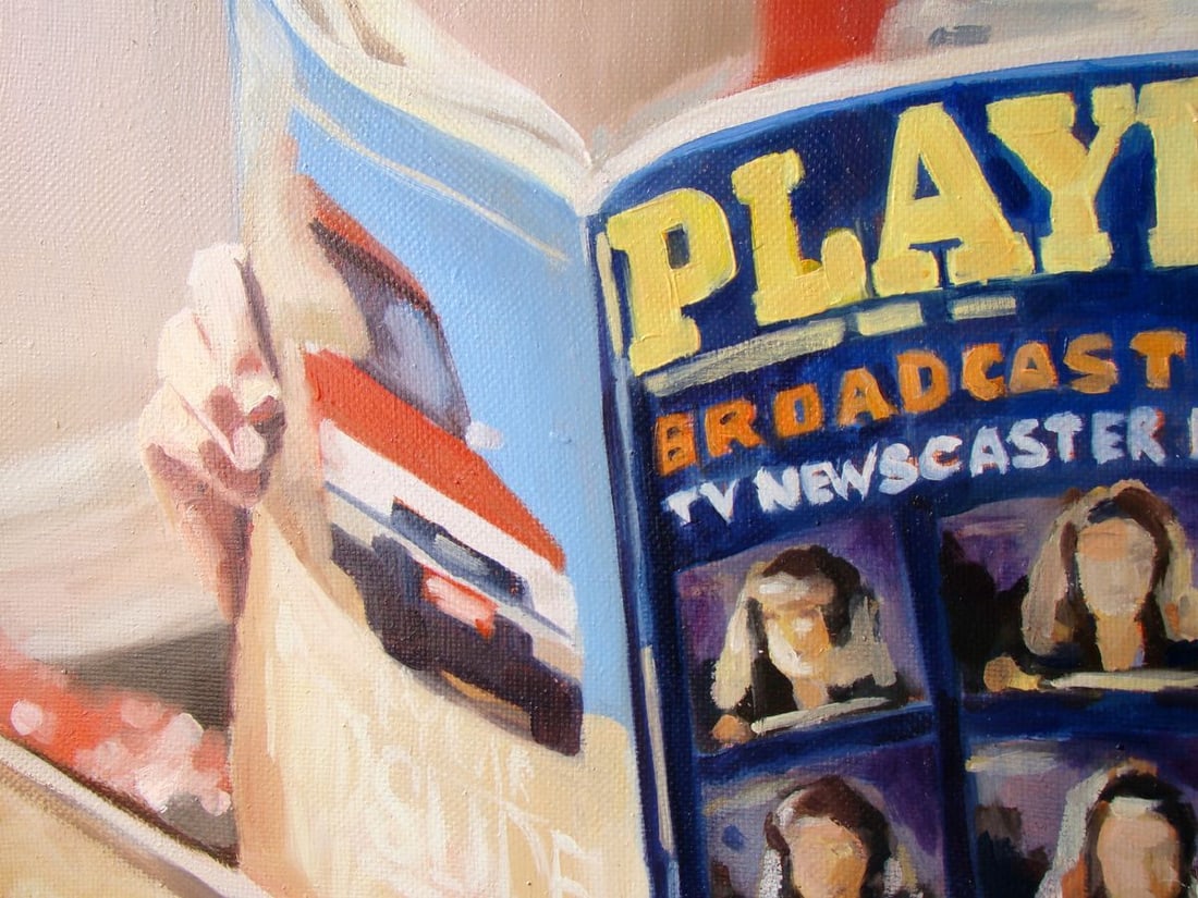 Oil painting I'm such a chick Yulia Lihina - 9