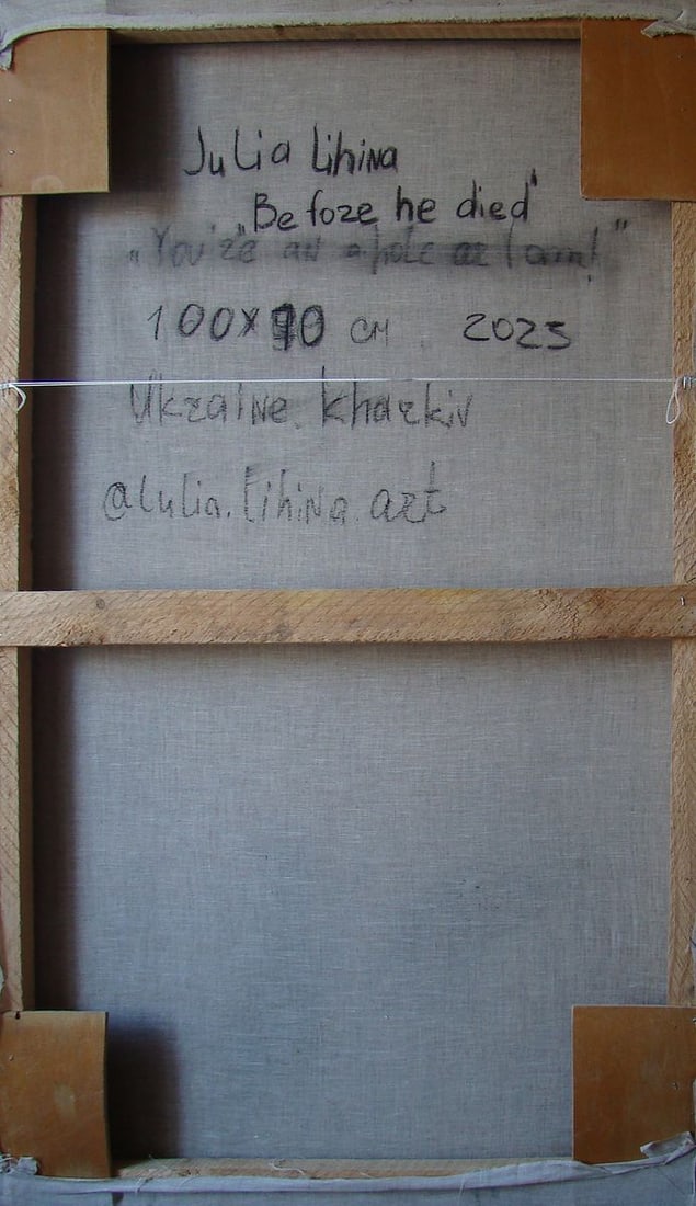 Oil painting Before he died Yulia Lihina - 10