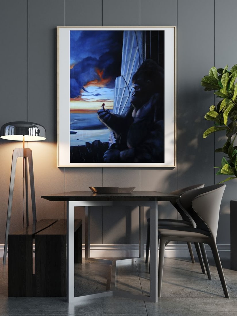 Oil painting Before he died Yulia Lihina - 2