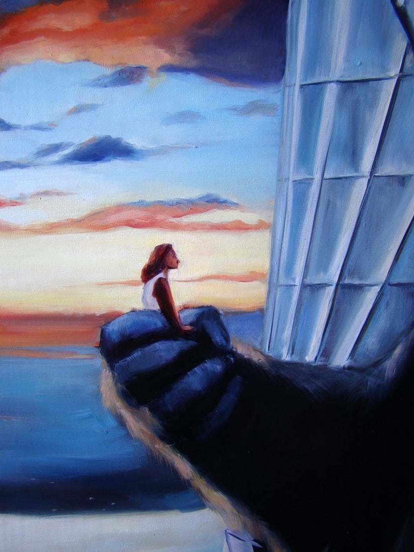 Oil painting Before he died Yulia Lihina - 5