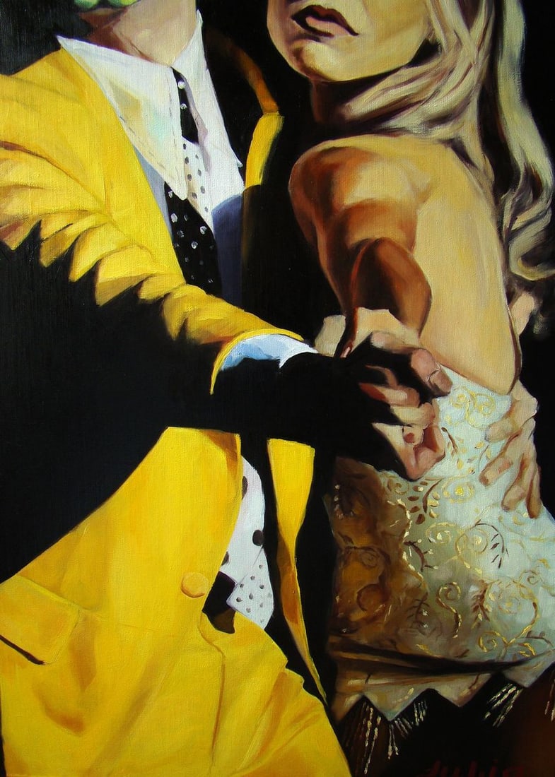 Oil painting Dance with me baby Yulia Lihina - 8