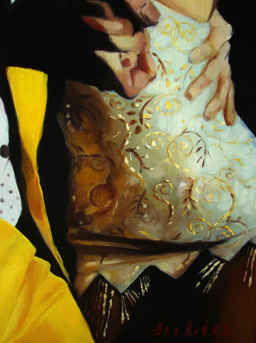 Oil painting Dance with me baby Yulia Lihina - 9