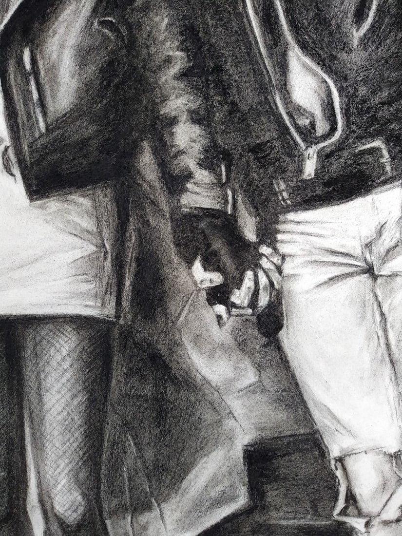 Coal painting Punk Adventures Yulia Lihina - 5