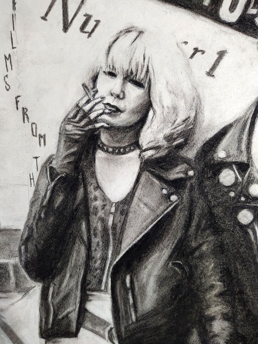 Coal painting Punk Adventures Yulia Lihina - 6