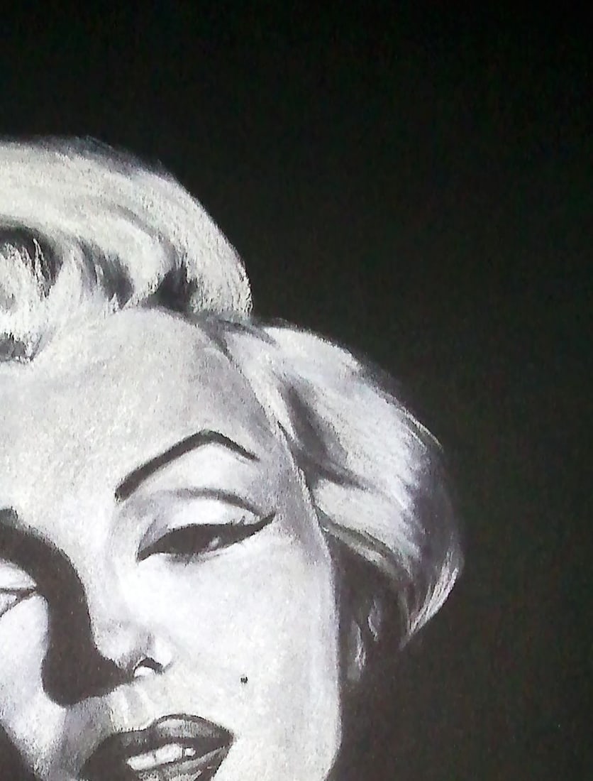 Coal painting Secret Yulia Lihina - 5