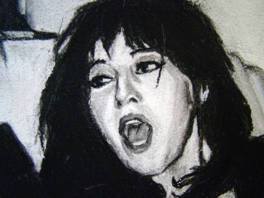 Coal painting Passion and sex Yulia Lihina - 5