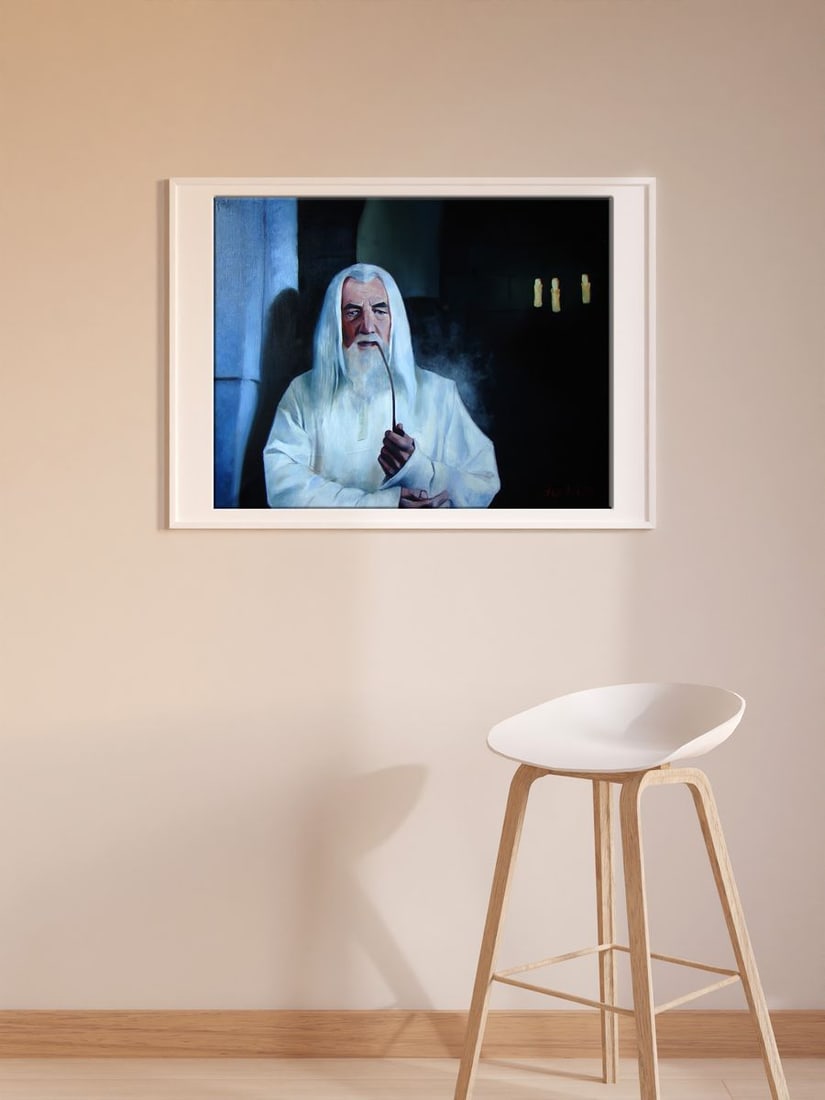 Oil painting Mysterious Look Yulia Lihina - 2