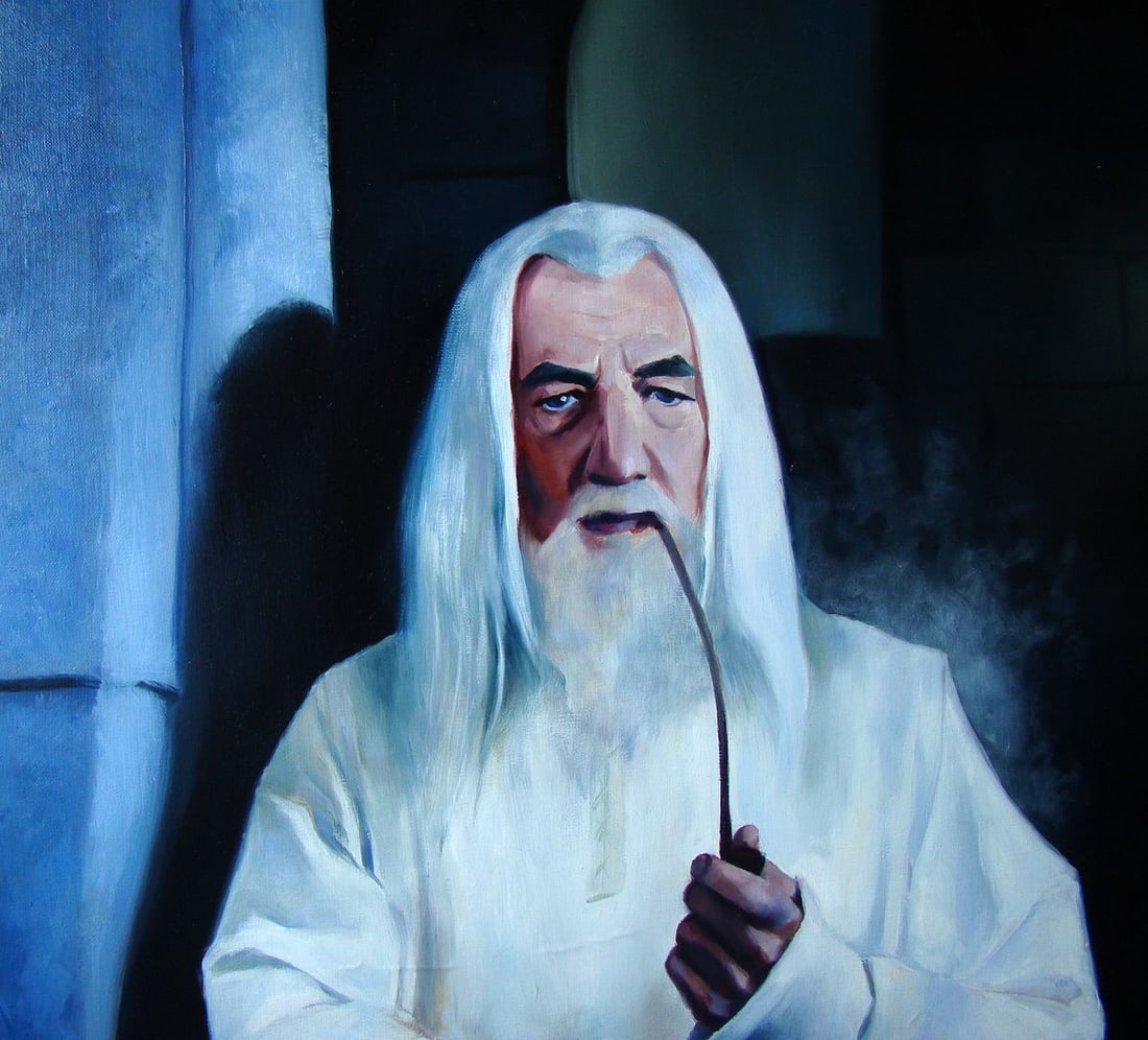 Oil painting Mysterious Look Yulia Lihina - 9