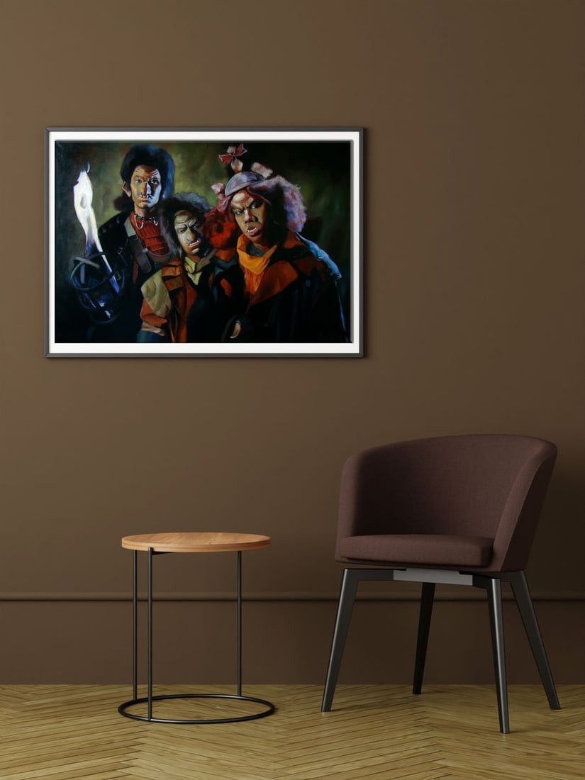 Oil painting You're an a-hole or I am Yulia Lihina - 3