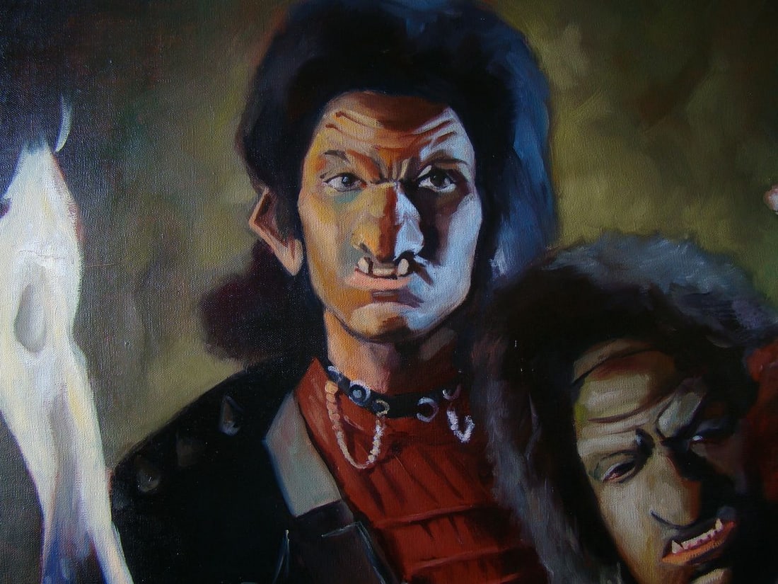 Oil painting You're an a-hole or I am Yulia Lihina - 7