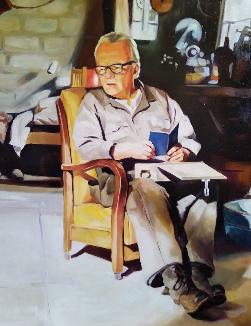 Oil painting Are you going to race Yulia Lihina - 4