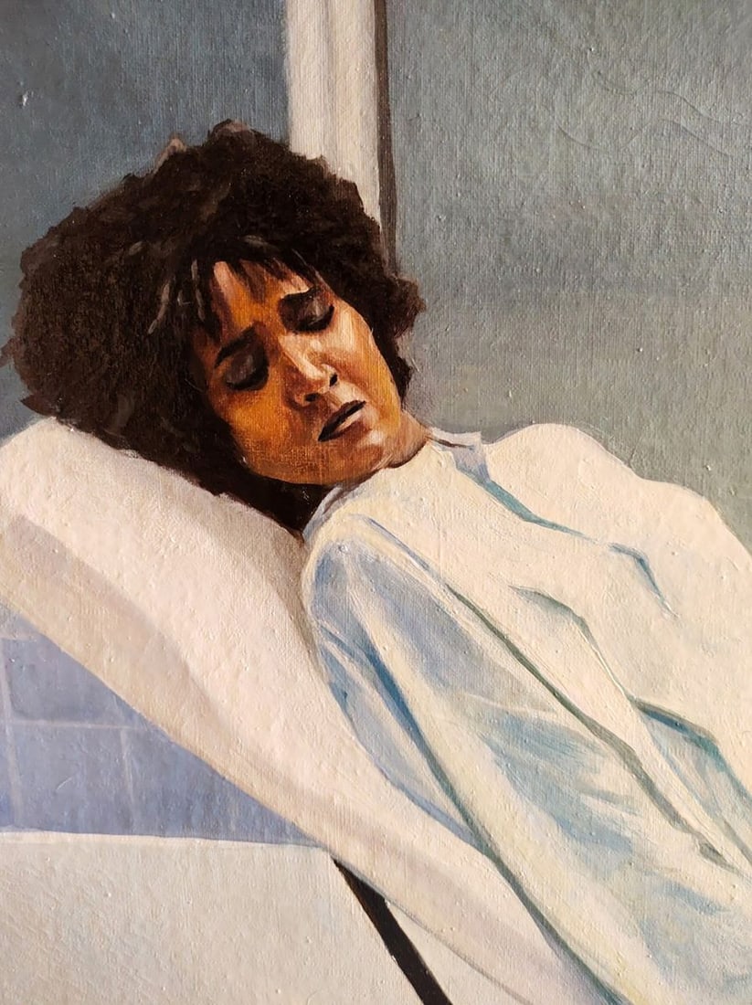 Oil painting Terrible rites in Somalia Yulia Lihina - 4