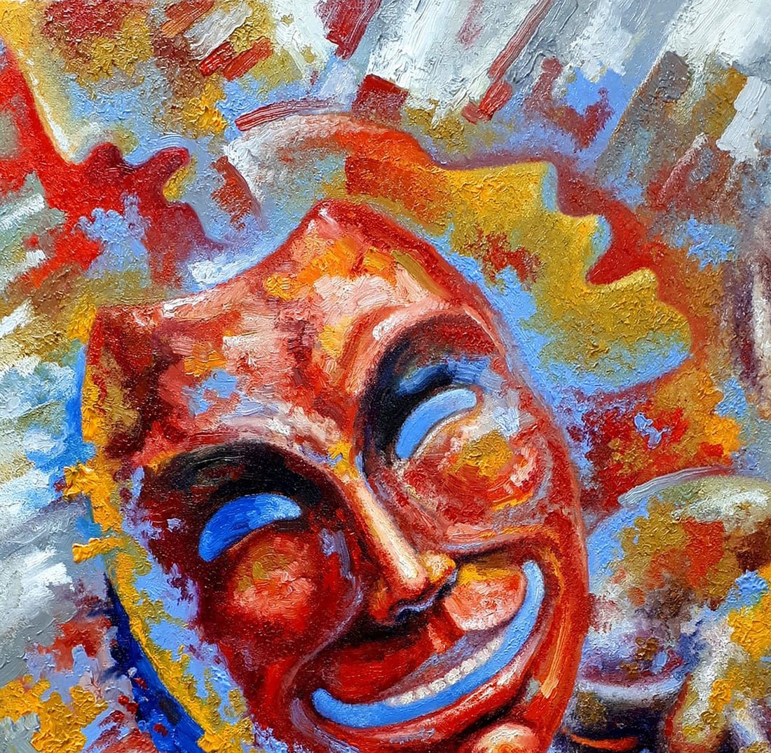 Oil painting 7 masks Sergey Voichenko - 4
