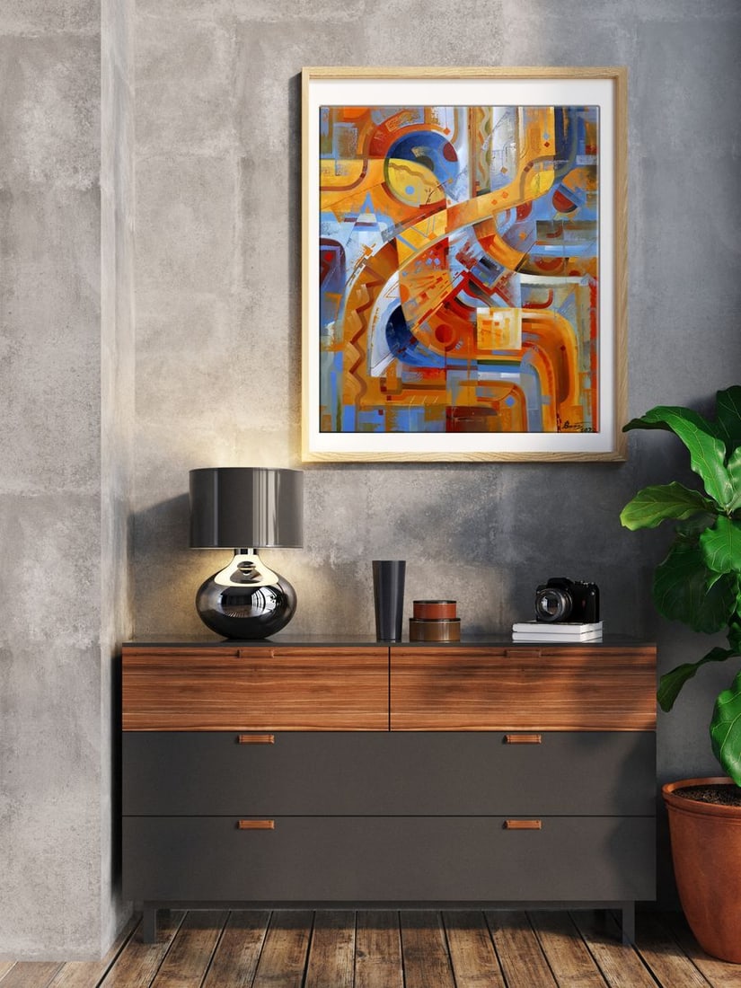 Oil painting Boomerangs Sergey Voichenko - 2