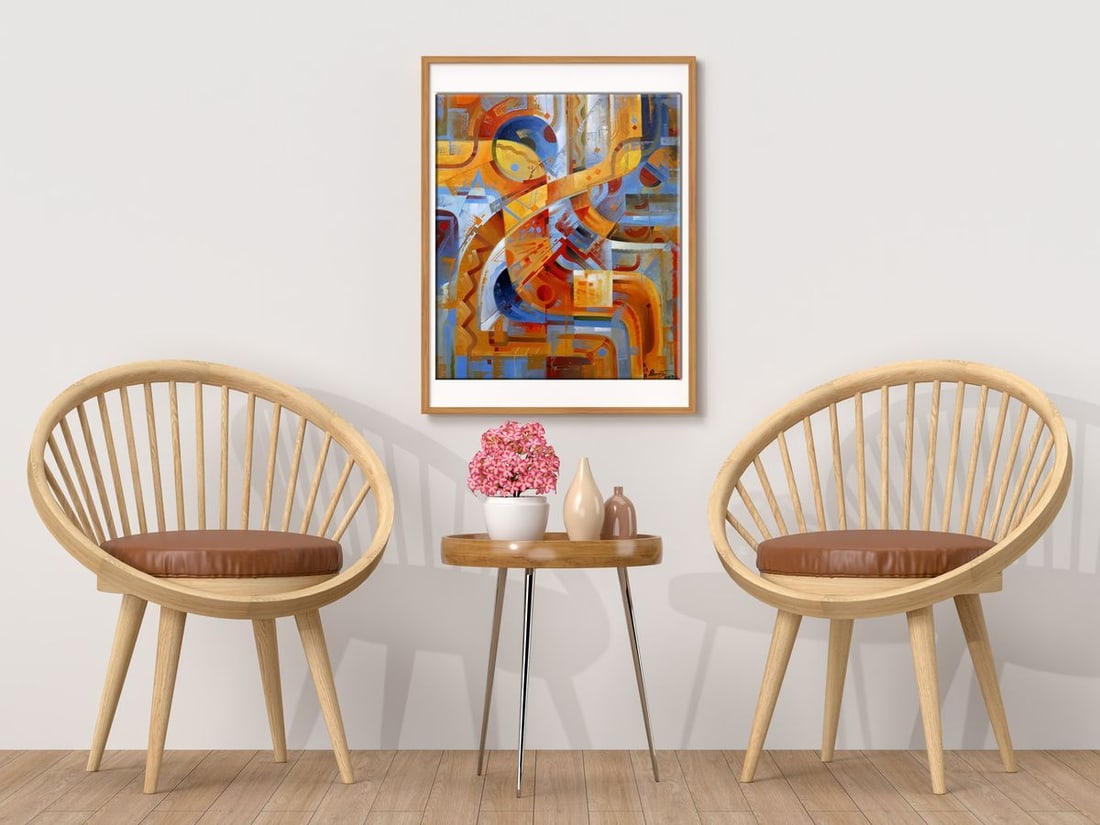 Oil painting Boomerangs Sergey Voichenko - 3