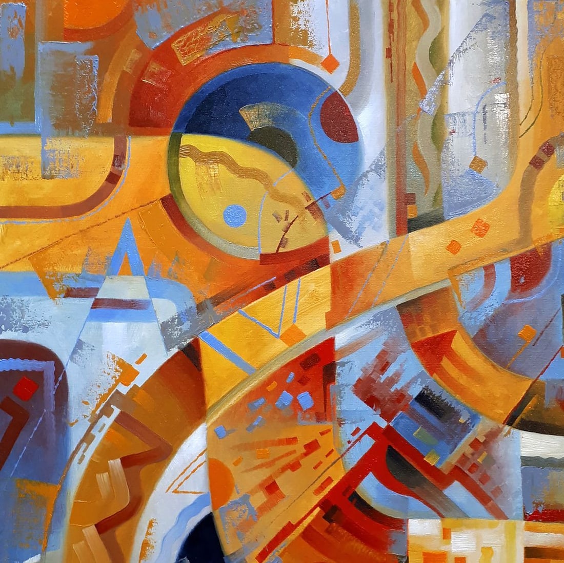 Oil painting Boomerangs Sergey Voichenko - 4