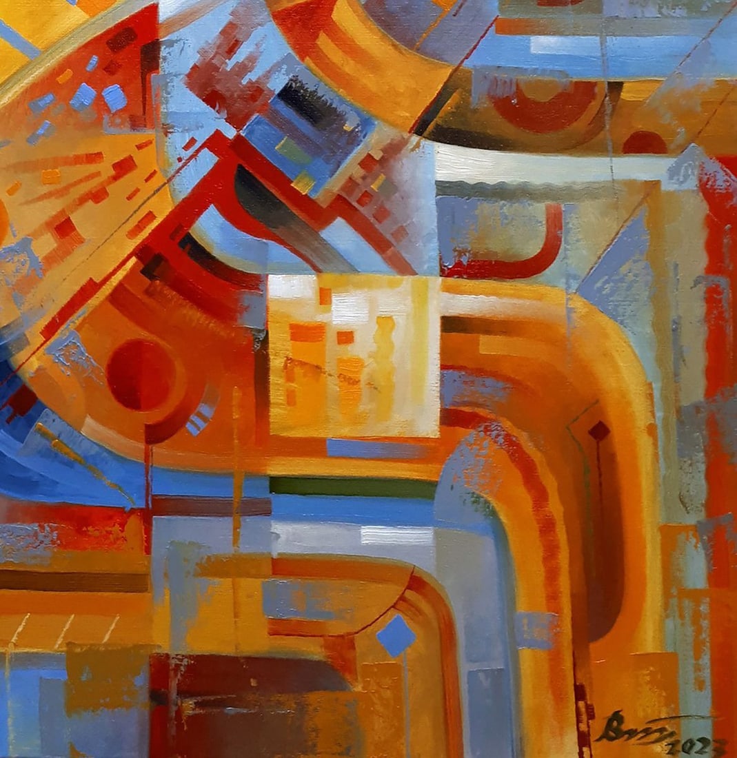 Oil painting Boomerangs Sergey Voichenko - 7