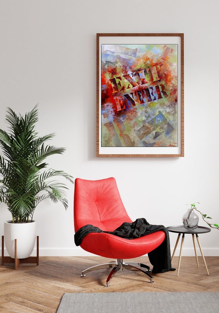 Oil painting Exit-enter Sergey Voichenko - 2