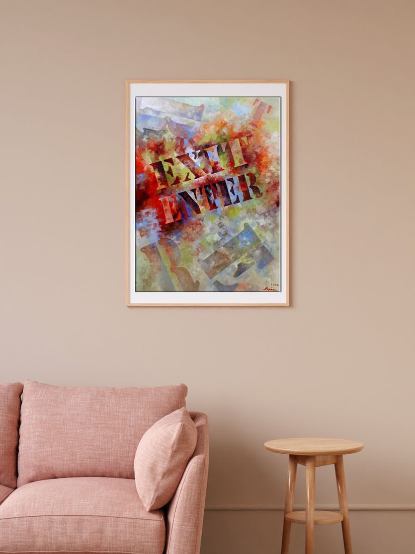 Oil painting Exit-enter Sergey Voichenko - 3