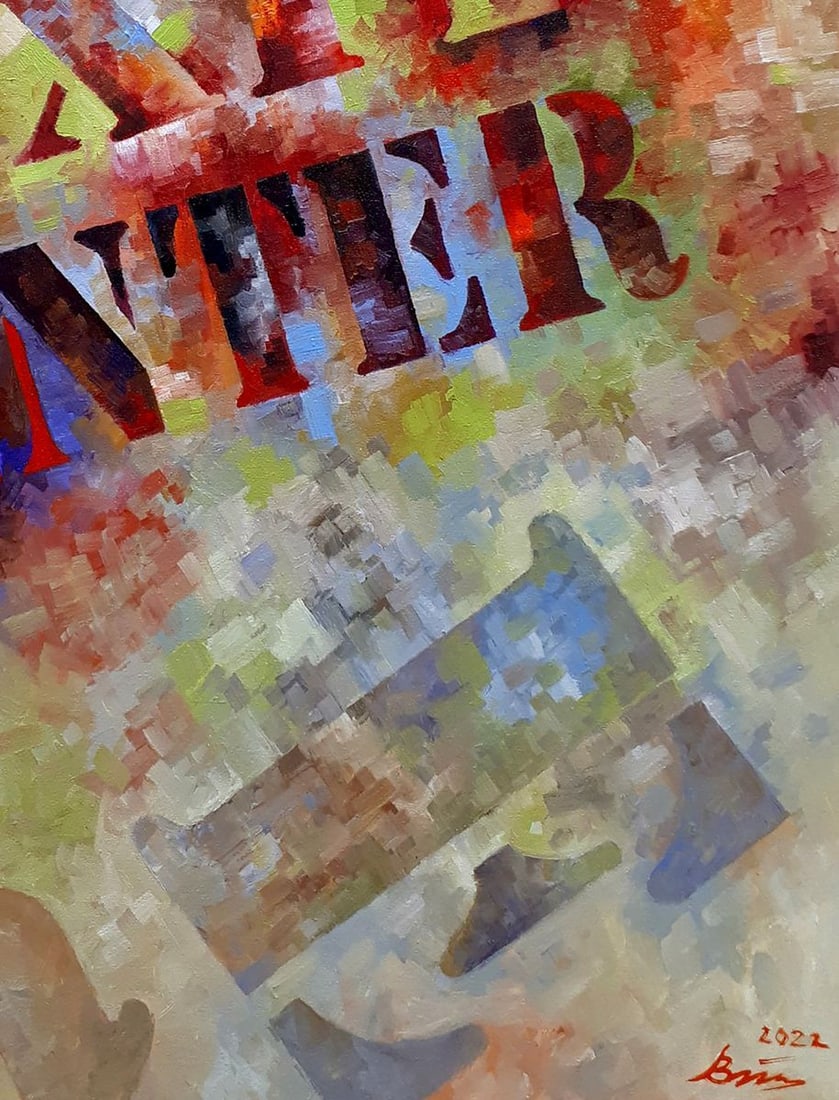 Oil painting Exit-enter Sergey Voichenko - 7