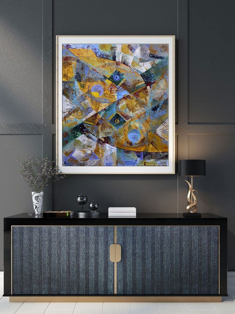 Oil painting Fish talk Sergey Voichenko - 2