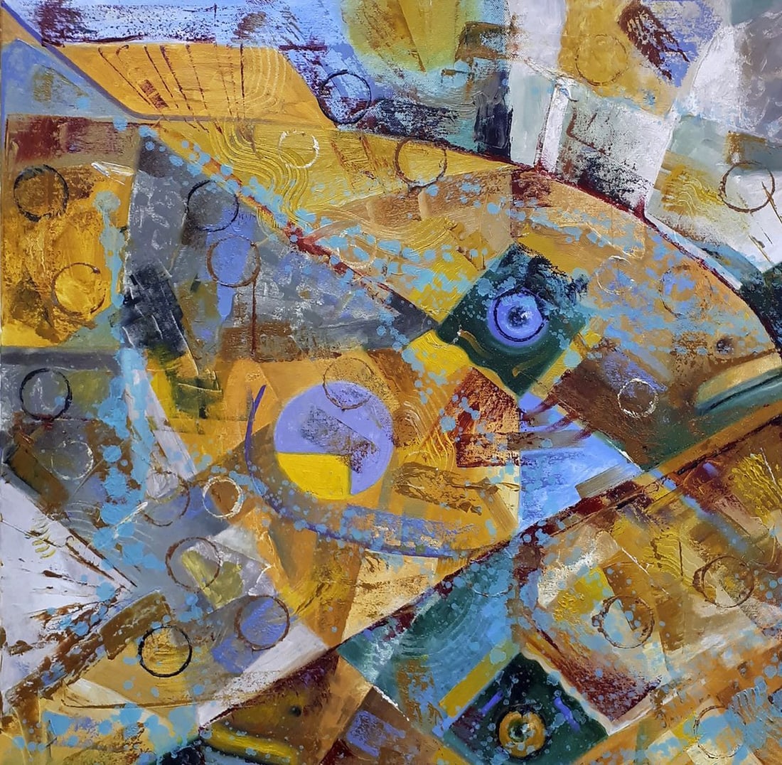 Oil painting Fish talk Sergey Voichenko - 4