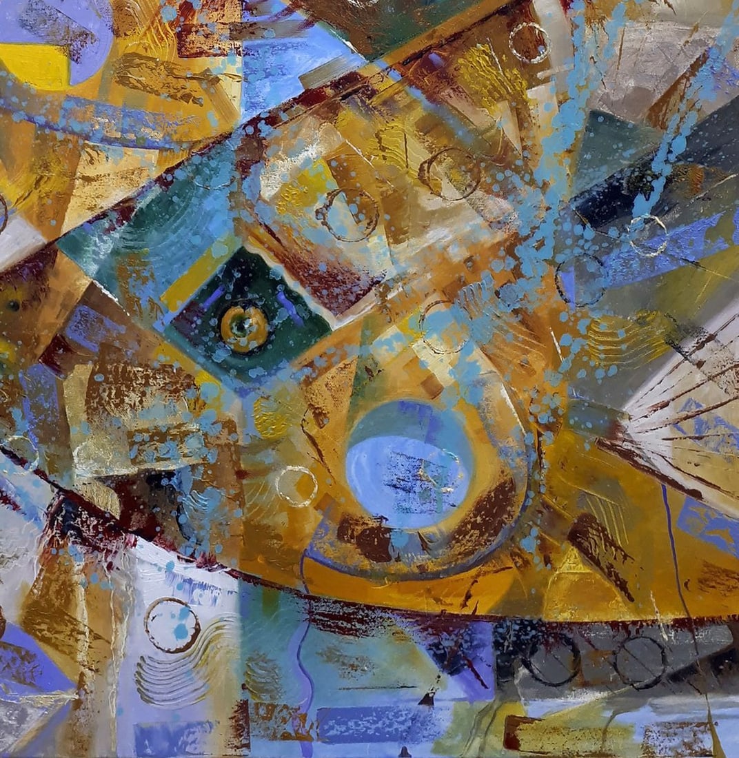 Oil painting Fish talk Sergey Voichenko - 7