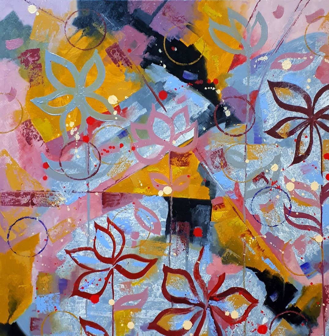 Oil painting In flowers Sergey Voichenko - 4