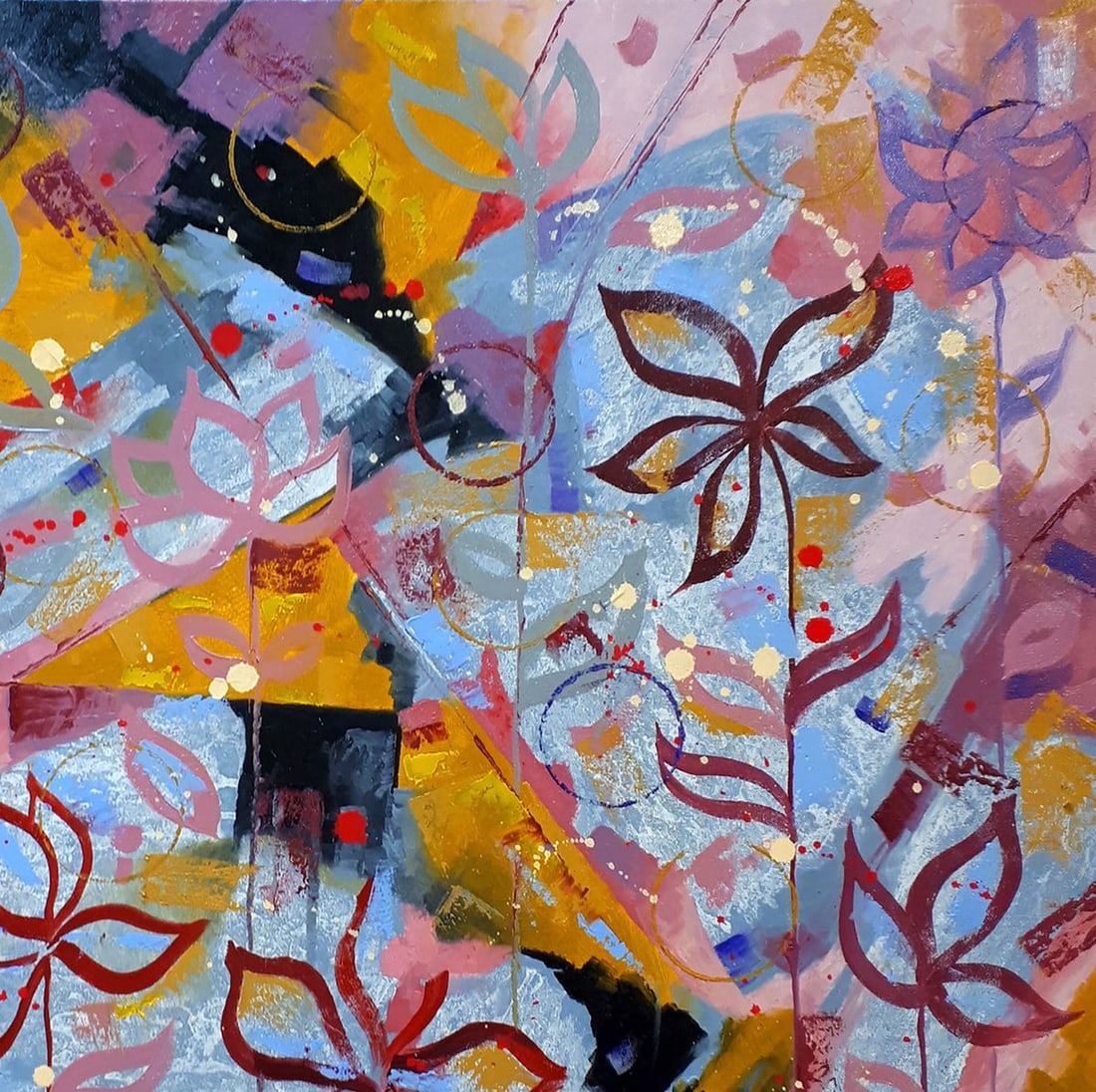 Oil painting In flowers Sergey Voichenko - 5