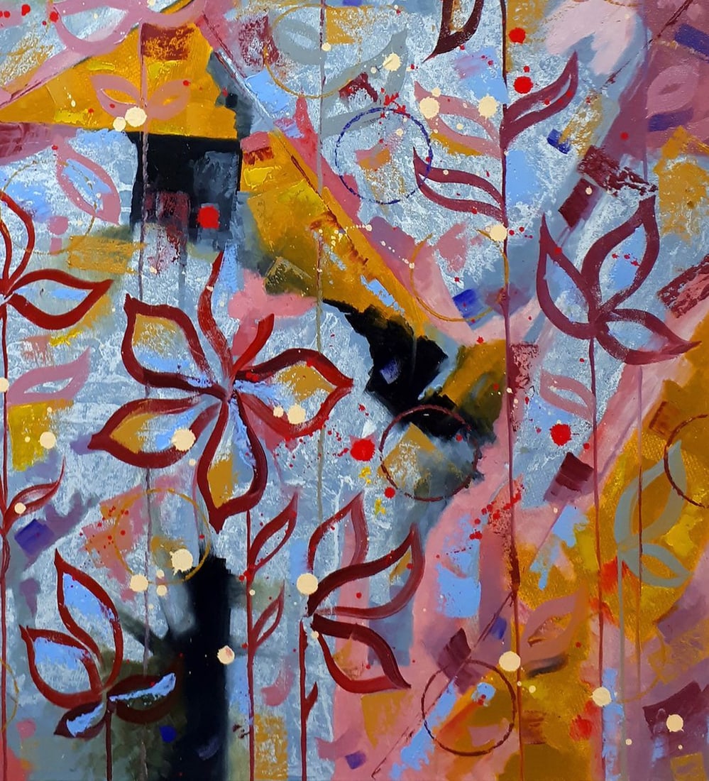 Oil painting In flowers Sergey Voichenko - 7